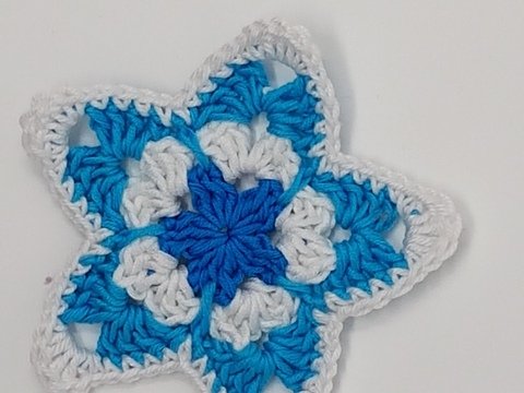 Häkelanleitung kleiner Stern