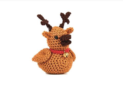 Häkelanleitung Rudolph die Rentier-Ente