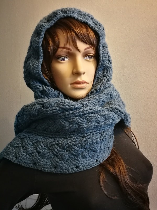 Häkelanleitung Scoodie, Schal, Loop ,,praktisch Verpackt" - Bild 4