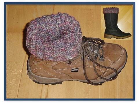 Strickanleitung - Stiefelstulpen New Zealand