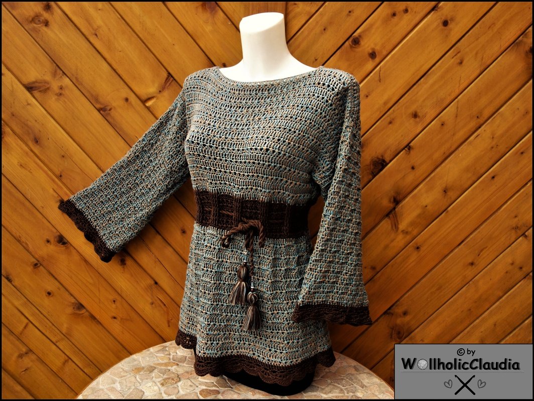 Häkelanleitung Tunika / Pullover "Jennifer" - Bild 3