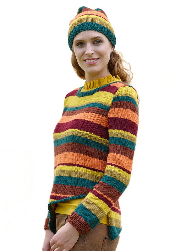 Strickanleitungen im Set: Jacke Odilia + Mütze - Bild 3