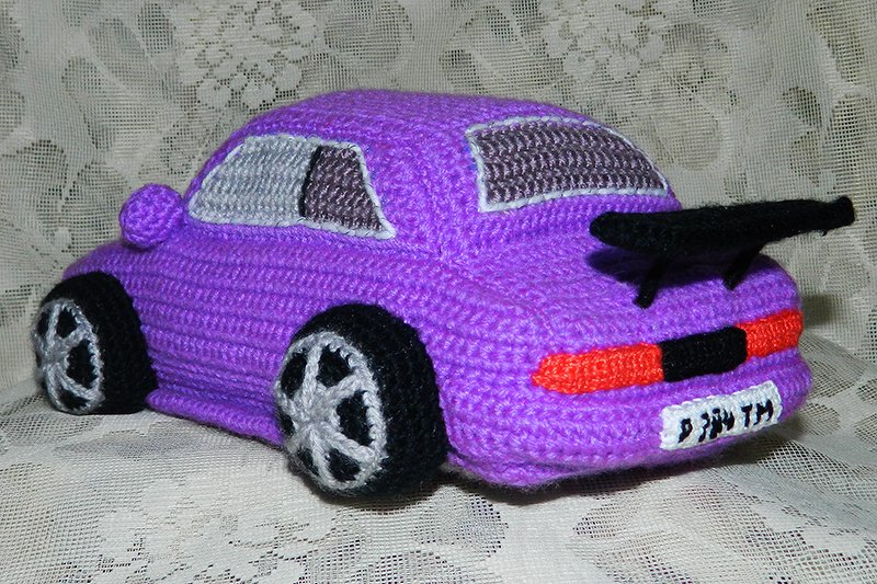Crochet pattern for Violet Toyota Corolla. Toys for boys - Image 3