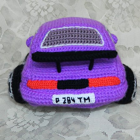 Crochet pattern for Violet Toyota Corolla. Toys for boys