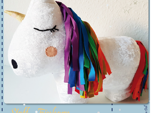 Freebie - Schnittmuster Add-on für ein Einhorn
