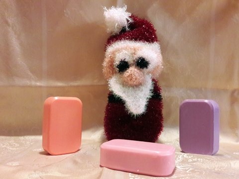 Häkelanleitung " Seifen Santa aus Creative Bubble Wolle "