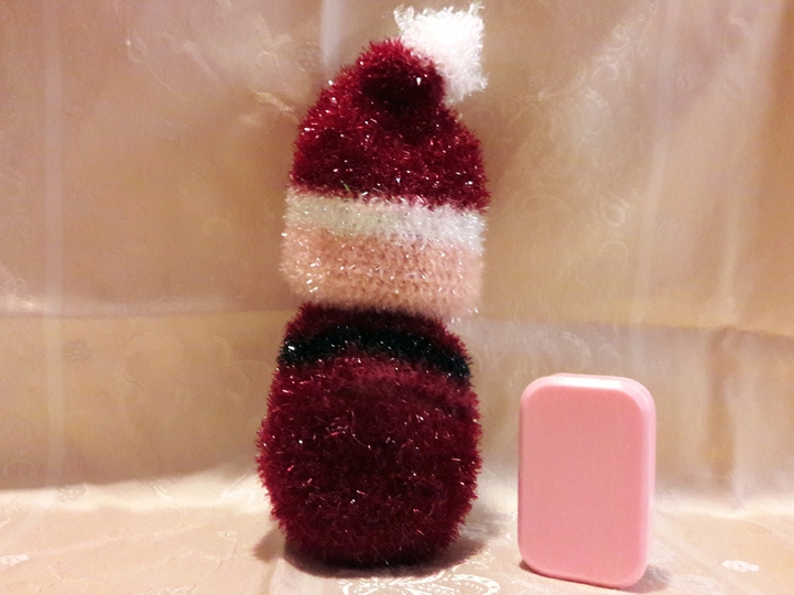 Häkelanleitung " Seifen Santa aus Creative Bubble Wolle "