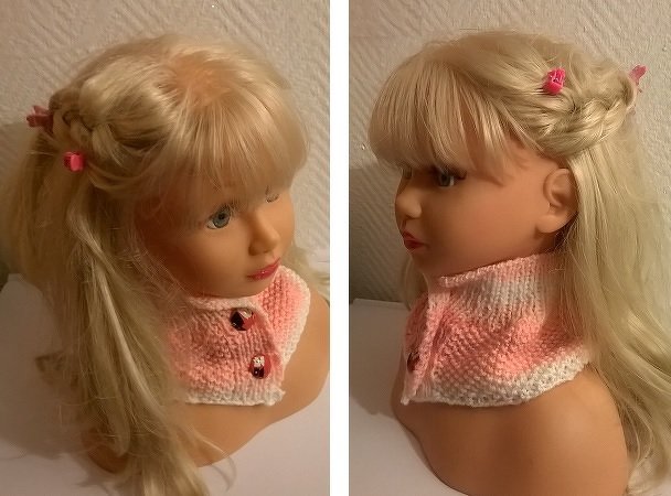 Schnell gestrickter Schalkragen für Kleinkinder, kostenlose Anleitung - Bild 3