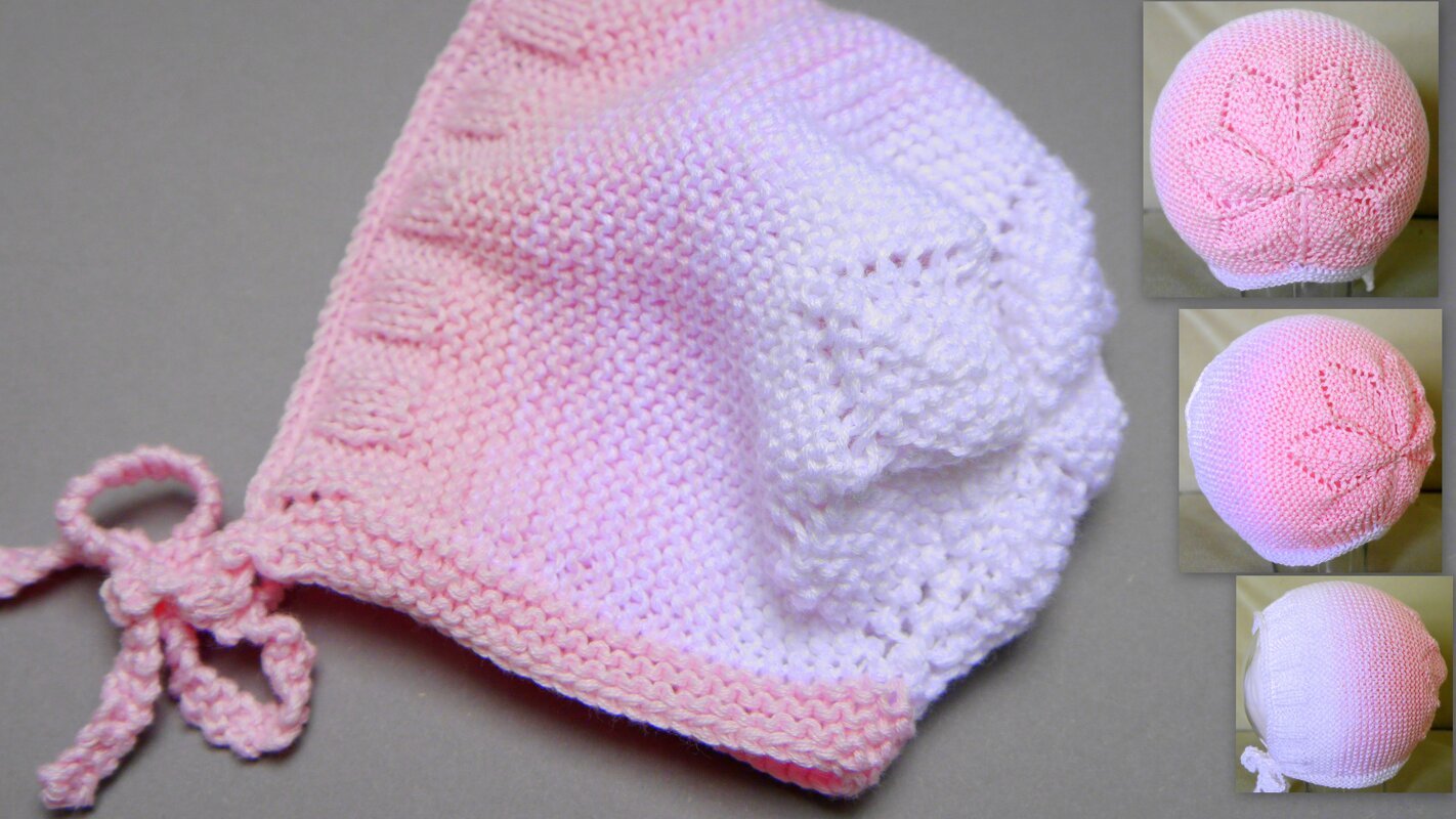 Strickanleitung - Babymütze LENI - 3 Größen von 0-9 Monate- No.179 - Bild 6