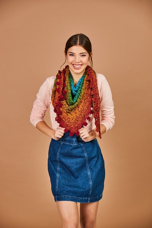 Tuch Glücksmomente häkeln mit 1 Bobbel-Cotton XTRA von Woolly Hugs - Bild 3