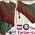 Tuch Tartan-Look tunesisch Häkeln mit 2 BOBBEL-COTTON von Woolly Hugs