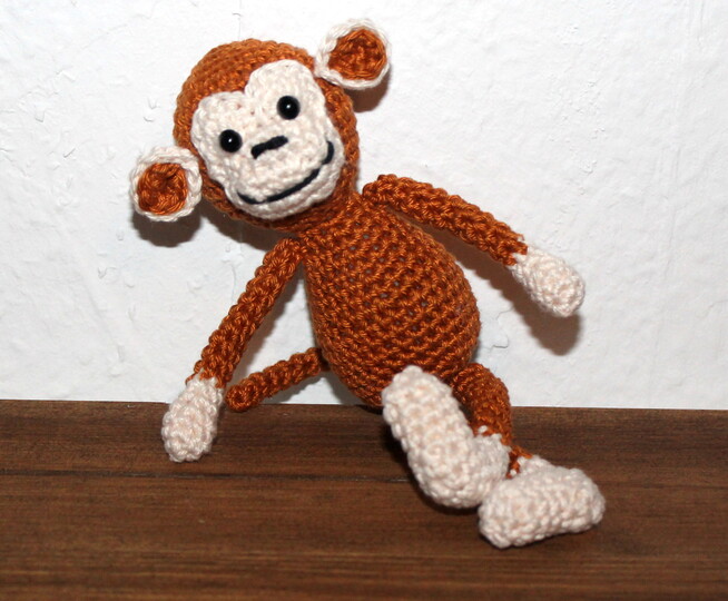 3 kleine Äffchen Häkelanleitung