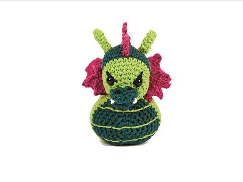 Häkelanleitung Böser Drache