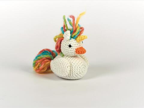 Häkelanleitung Enthorn