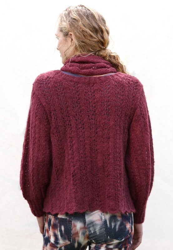 Strickpulli Sabine im Pfauenmuster - Bild 2