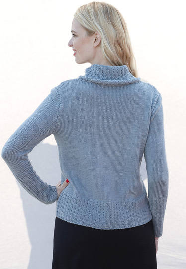 Strickanleitung Rollkragenpulli Pola