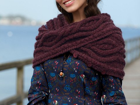 Strickanleitung Zopfmuster-Loop Fenna