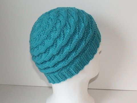 Strickanleitung Beanie unisex, Männer / Frauen, Ku 54 - 60 cm, Mütze