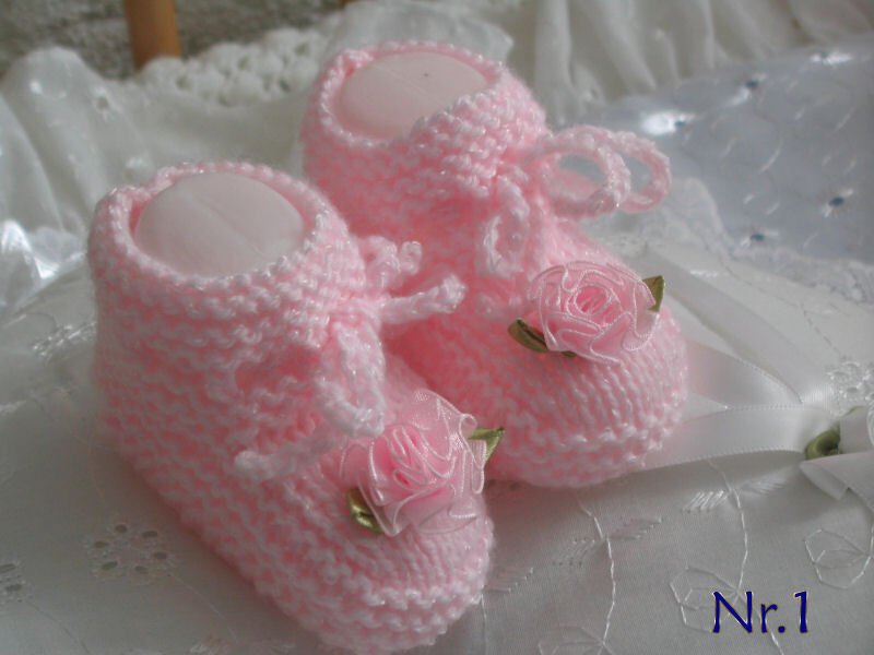 Strickanleitung Babyschuhe Gr. 50 und 56 - Bild 6