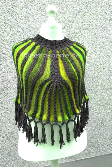 Streifen Poncho