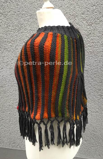 Streifen Poncho