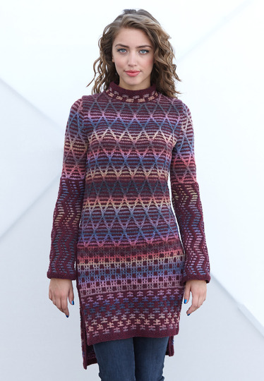 Strickanleitung Long-Pulli Gillian