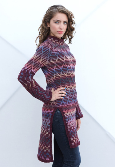 Strickanleitung Long-Pulli Gillian