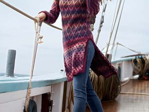 Strickanleitung Long-Pulli Gillian