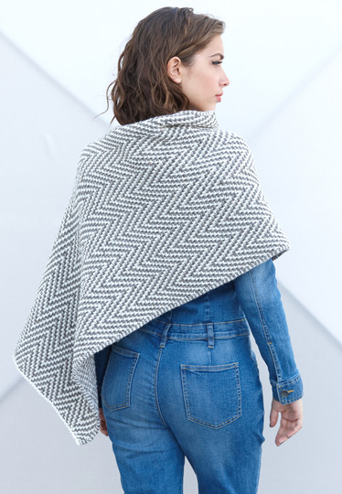 Strickponcho Freda