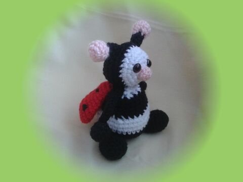 Glücks-Marienkäferchen Marini, Häkelanleitung