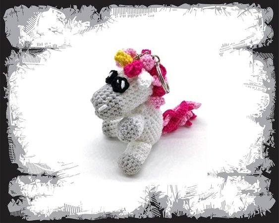C.S. Kids Mein Einhorn-Schlüsselanhänger – DIY-Nähset Für Kinder Ab 5, Mit Vorgefertigtem Filz, Sicherheitsnadel & Anleitung