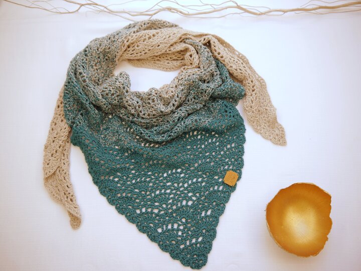 Häkelanleitung - Wende-Beanie und Dreieckstuch im Set Wooly - No.186S