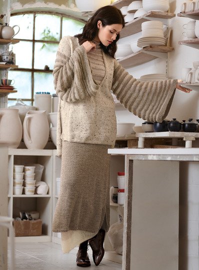 Strickset Tunika + Rock Loreia