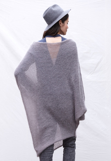 Strickanleitung Poncho-Pulli Lillesol