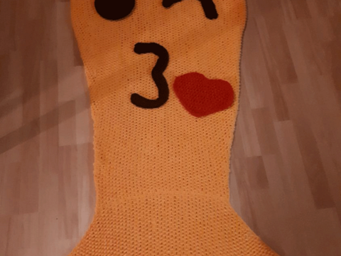 Meerjungfraudecke "Emoji"