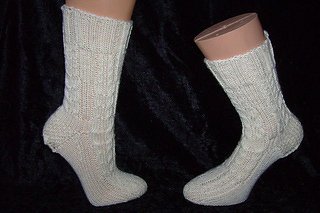 Sockenmuster dicke oder dünne Zöpfli