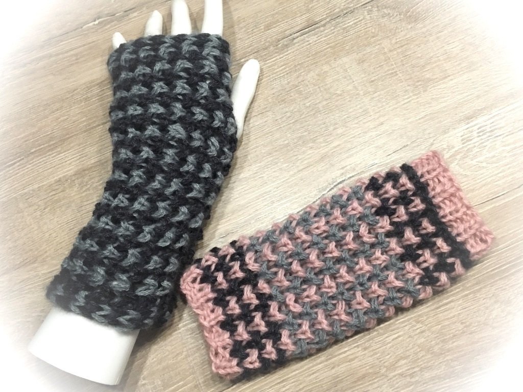 Strick-Anleitung Stulpen "Ramona" 1 Muster - 2 Modelle