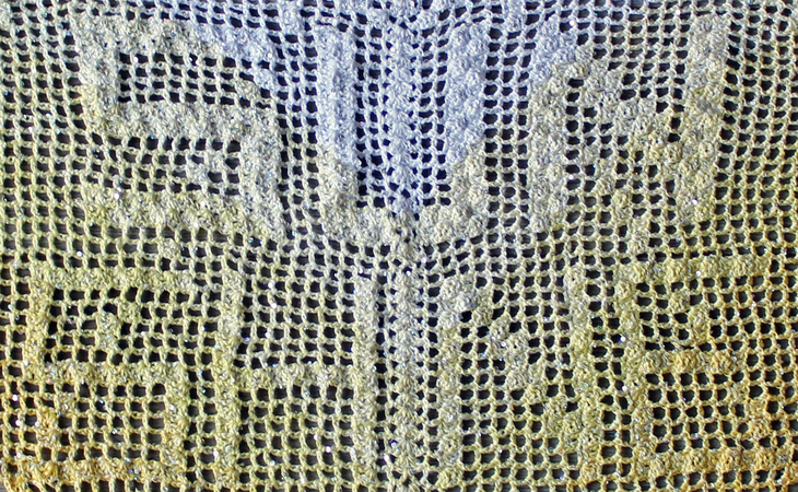 Crochet Pattern: Shawl "Let the sun shine"