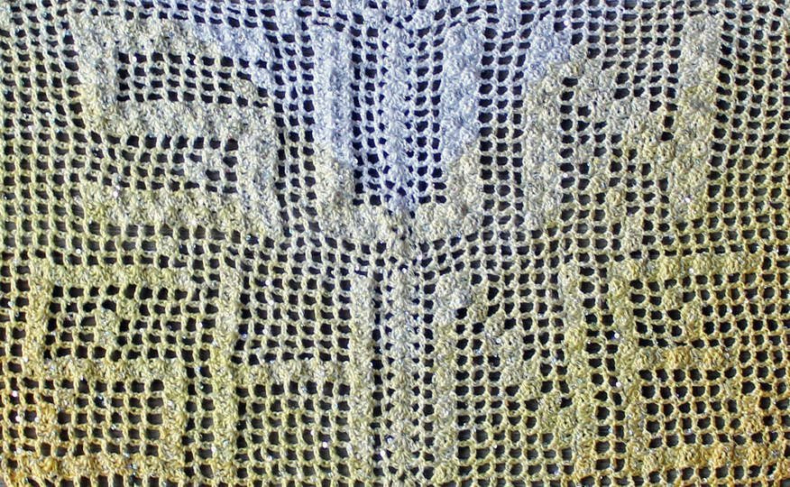 Crochet Pattern: Shawl "Let the sun shine"