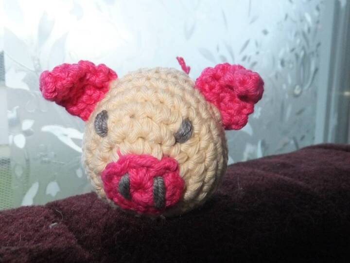 Schwein muss man haben .... Häkelanleitung