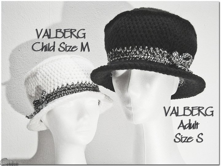 Hut häkeln, Hut Valberg - Größen S-XL, Winterhut für Groß und Klein