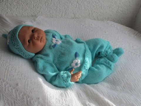 Strickanleitung BLUMe Babyset Gr. 50