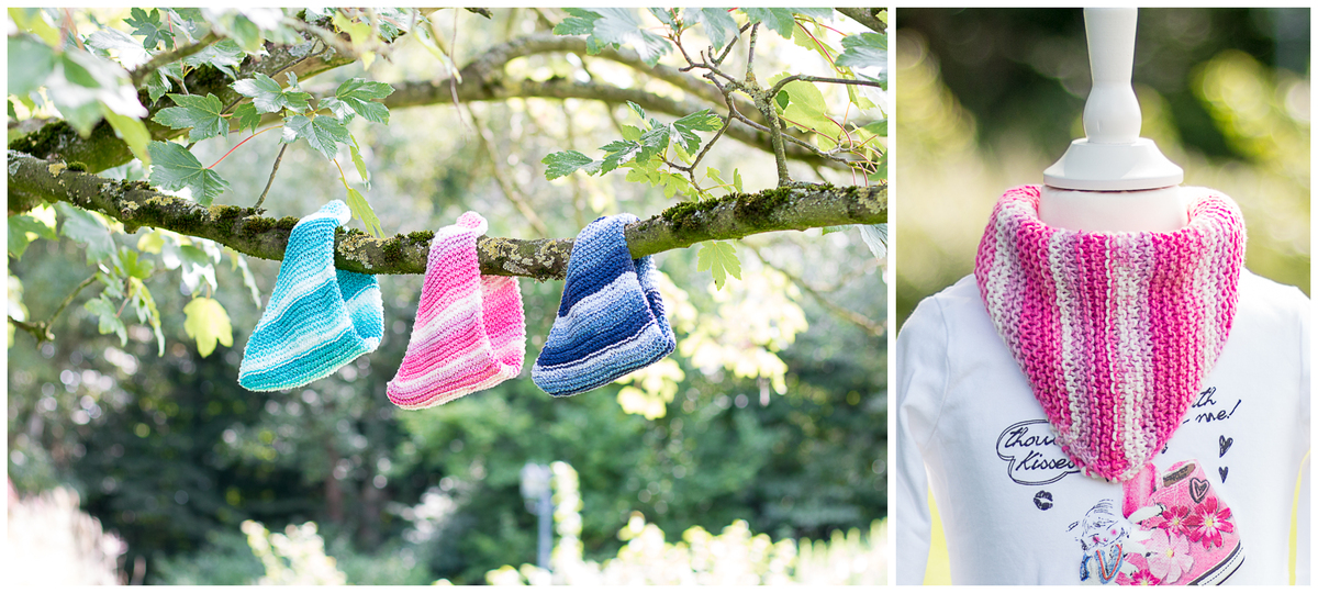 Strickanleitung Basic Mütze und Basic Dreieckstuch für Babies und Kleinkinder- extra für Anfänger: super ausführlich!