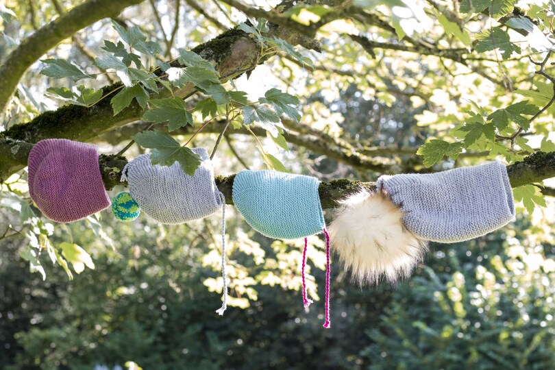 Strickanleitung Basic Mütze und Basic Dreieckstuch für Babies und Kleinkinder- extra für Anfänger: super ausführlich!