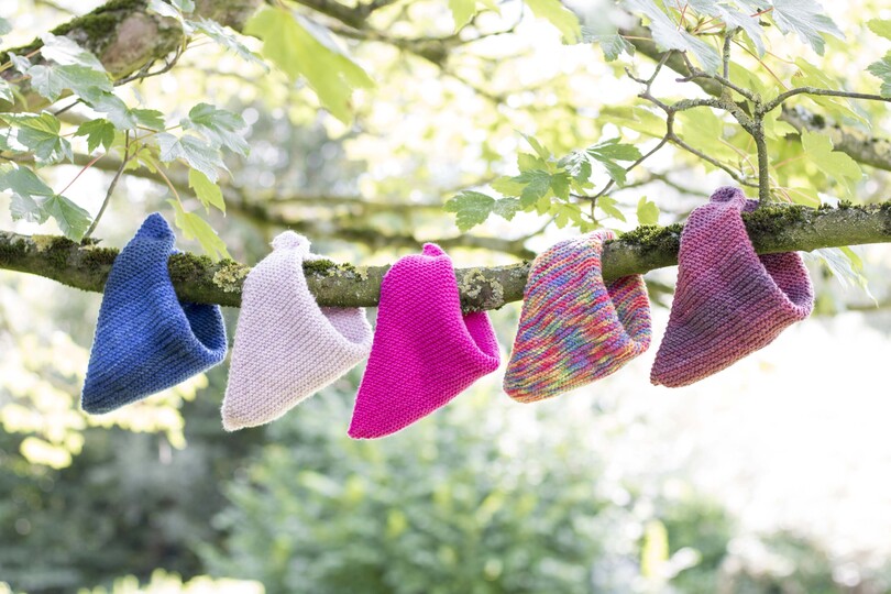 Strickanleitung Basic Mütze und Basic Dreieckstuch für Babies und Kleinkinder- extra für Anfänger: super ausführlich!