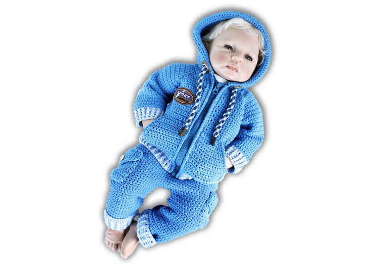 2 PDFs-set: trousers & jacket "Sport" (sizes 3 m.-7/9 y.)