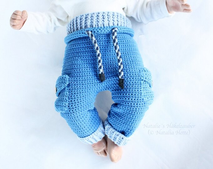 2 PDFs-set: trousers & jacket "Sport" (sizes 3 m.-7/9 y.)