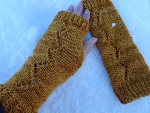 Chinese Double gestrickte Armstulpen