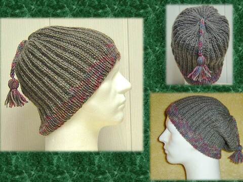 Mütze New Zealand (m/w) mit Quaste - Strickanleitung