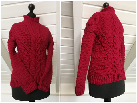 Häkelanleitung Pullover Martha